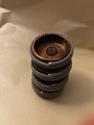 4'lü Bambu Çerez-Meyve-Kahvaltı Kasesi - Vizon