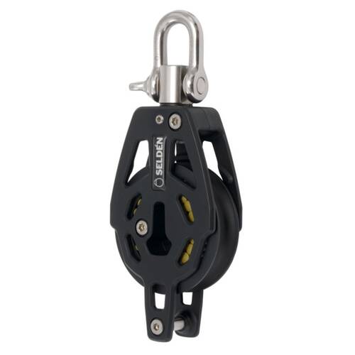 Seldén Mast - 60mm Tekli Bülbüllü Makara / Aluminyum / Çift Rulmanlı + Kilit