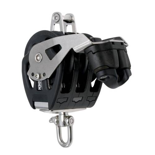 Seldén Mast - 60mm Üçlü Makara / Bülbüllü / Kıstırmaçlı (Cam-cleat) + Kilit