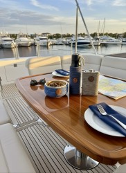 Bambu Çerez-Meyve-Kahvaltı Sunum Kasesi - Mavi