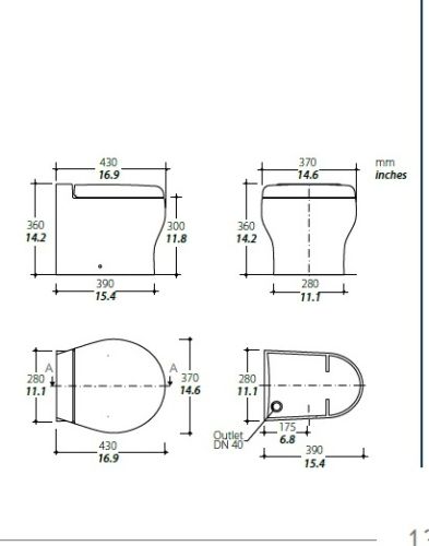 Elegance Short 2G Elektrikli Tuvalet 24V Yavaş Kapanır Kapak Taharet Musluklu - 2