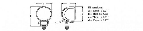 Güverte Aydınlatma Lambası Led Module 70 Mega Beam - 3