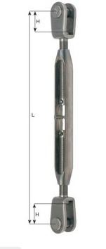 Bronz Liftin Çatal/Çatal  3/8