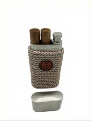 Puro Bölmeli Cep Matarası - Vizon