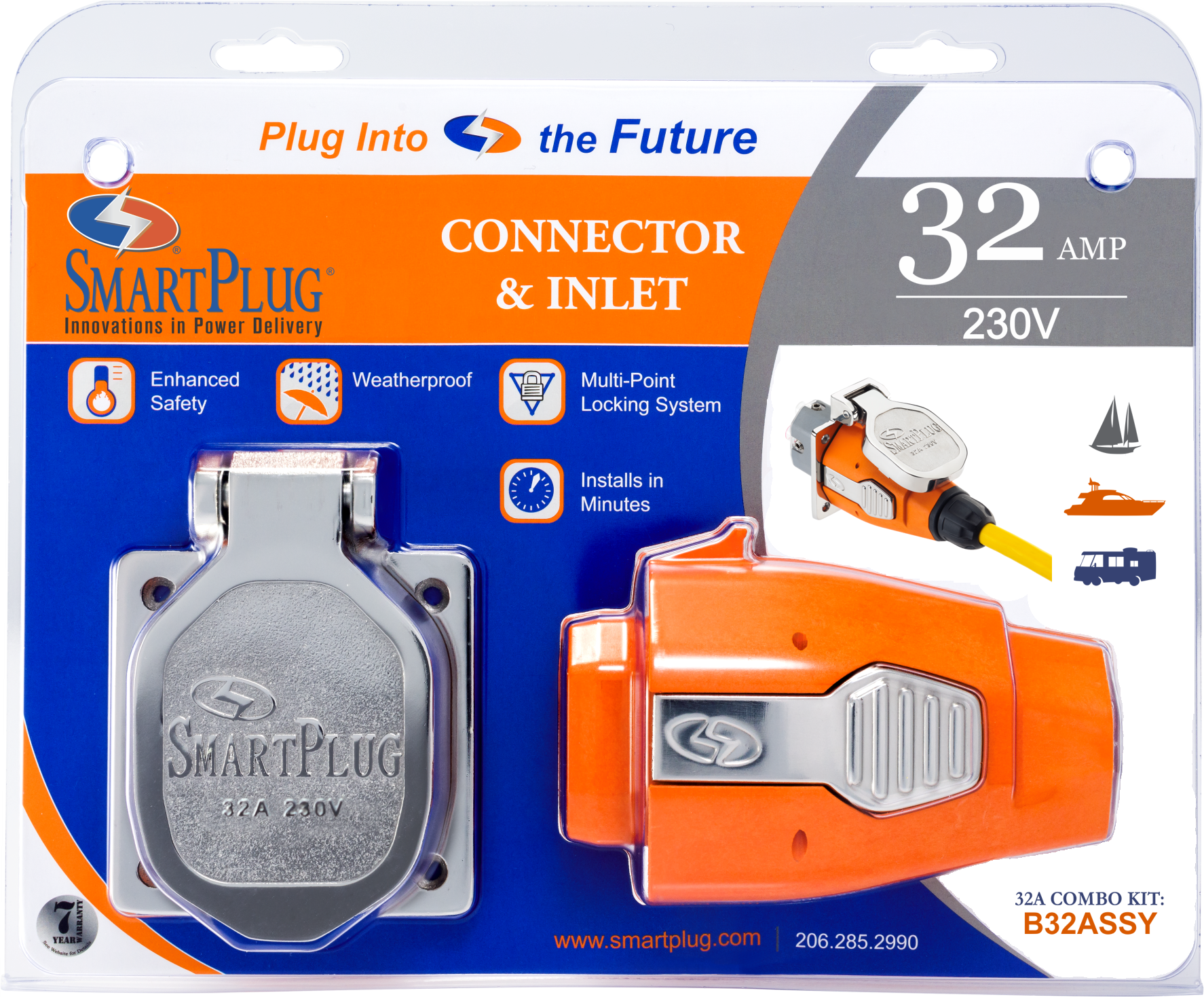 Sahil Besleme Fiş ve Paslanmaz Priz 32A/230V - 1
