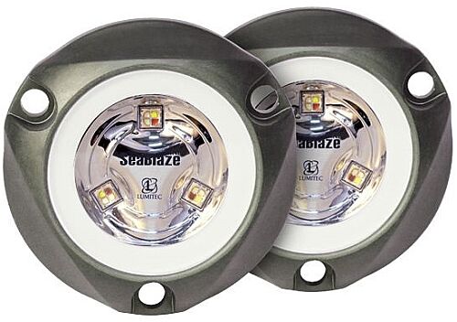 SeaBlaze Mini Ledli Su Altı Aydınlatma Lambası - Beyaz - Çift - 2