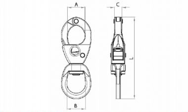 Spike Snap Shackle 3 mm - 2