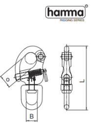 Swivel Snap Shackle 1 - 2